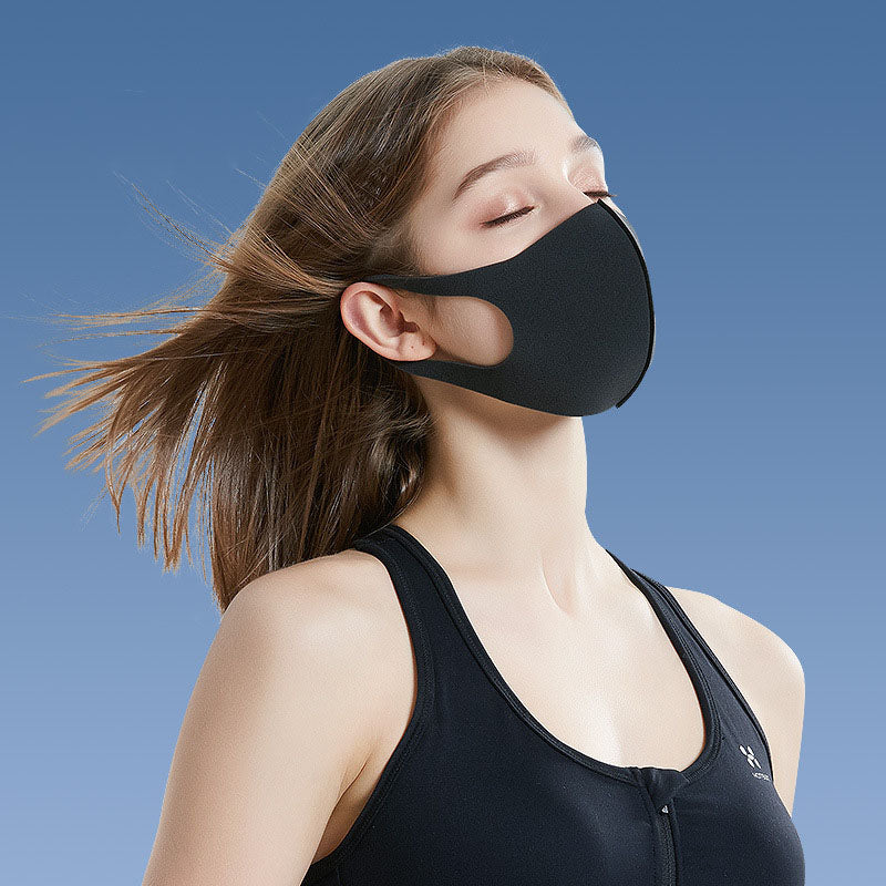 20 Pack Dust Mask Breathable Anti-smog Black Ice Mask Can be Washed for Men and Women