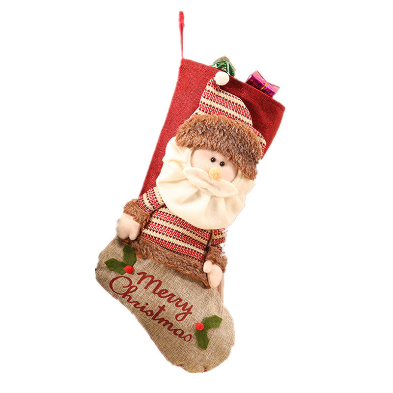 Christmas Stockings Christmas Ornaments Pendant Socks Ornaments Christmas Socks