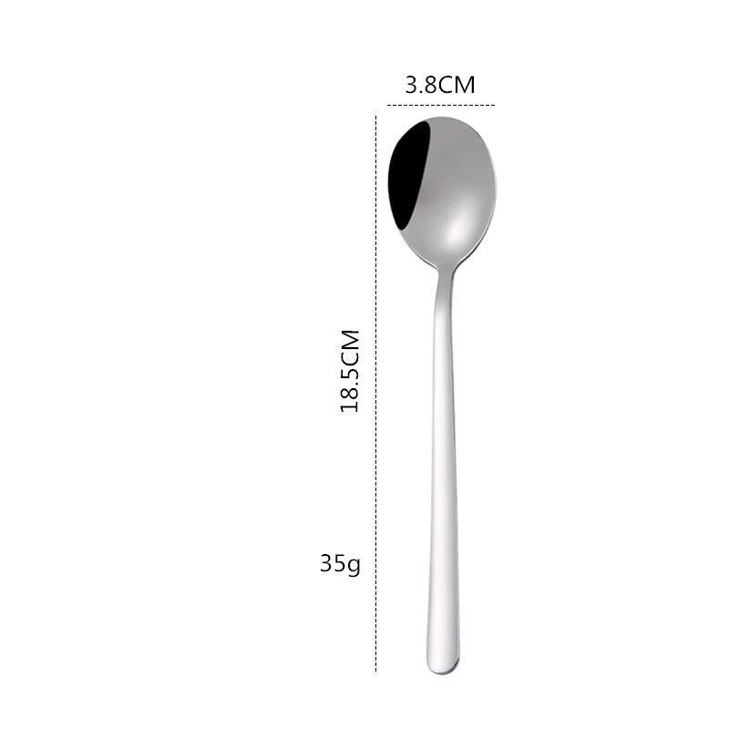 Premium Food Grade 304 Stainless Steel Spoons Dinner Spoon Set,16 Pcs
