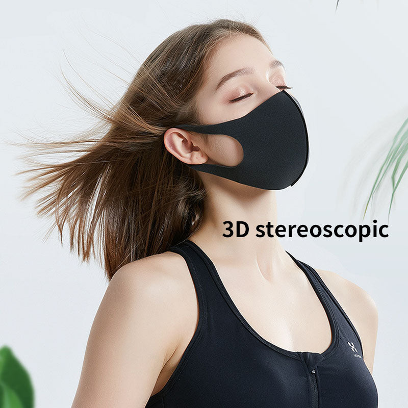 20 Pack Dust Mask Breathable Anti-smog Black Ice Mask Can be Washed for Men and Women