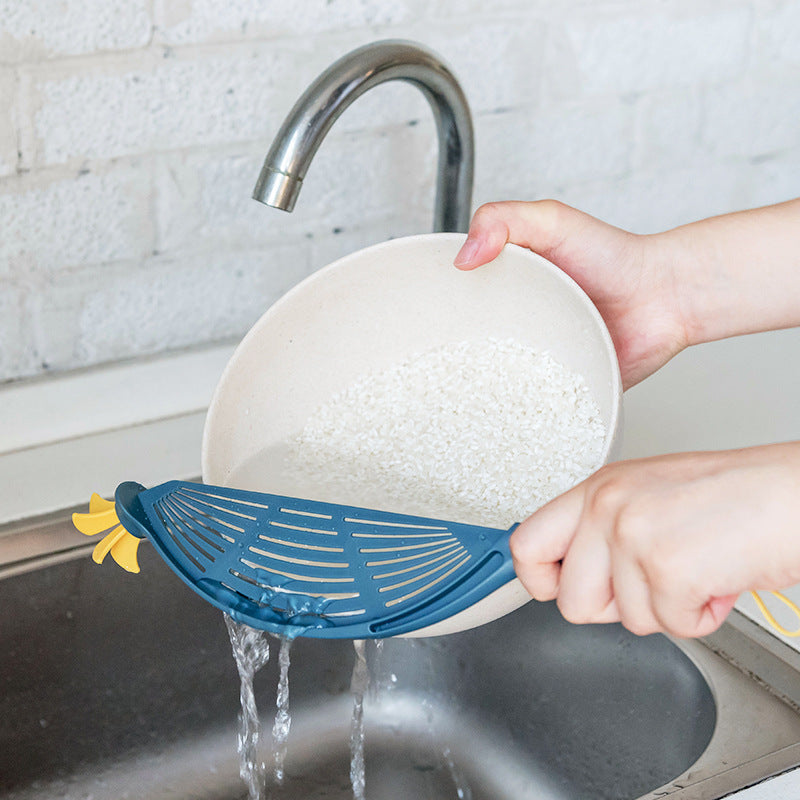 Kitchen Multifunctional Rice Cleaner 1pc Rice Beans Washing Filter