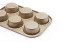 Muffin Cake Pan, 6-Cavity Non-Stick Cupcake Pan Bakeware for Oven Baking