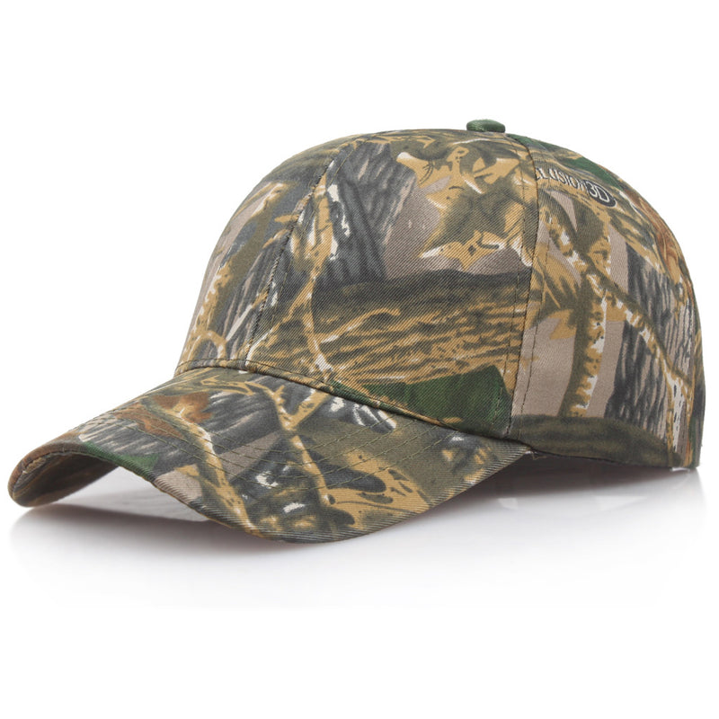Outdoor sunscreen quick-drying men's and women's camouflage baseball caps