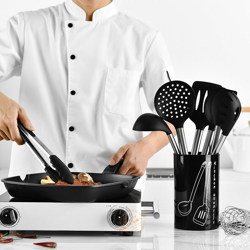8Pcs Silicone Kitchenware Set Heat-Resistant Cookware Non-Stick
