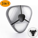 3 in 1 Stainless Steel Peeler- Premium Swivel Vegetable Peelers- Sharp Blade for Fruits, Potatoes and Carrots- Ergonomic Concave Grip Safety Design