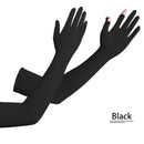 2 Pairs Women UV Sun Protection Driving Gloves Touchscreen Arm Sun Block Gloves for Outdoor Sports Summer Supplies
