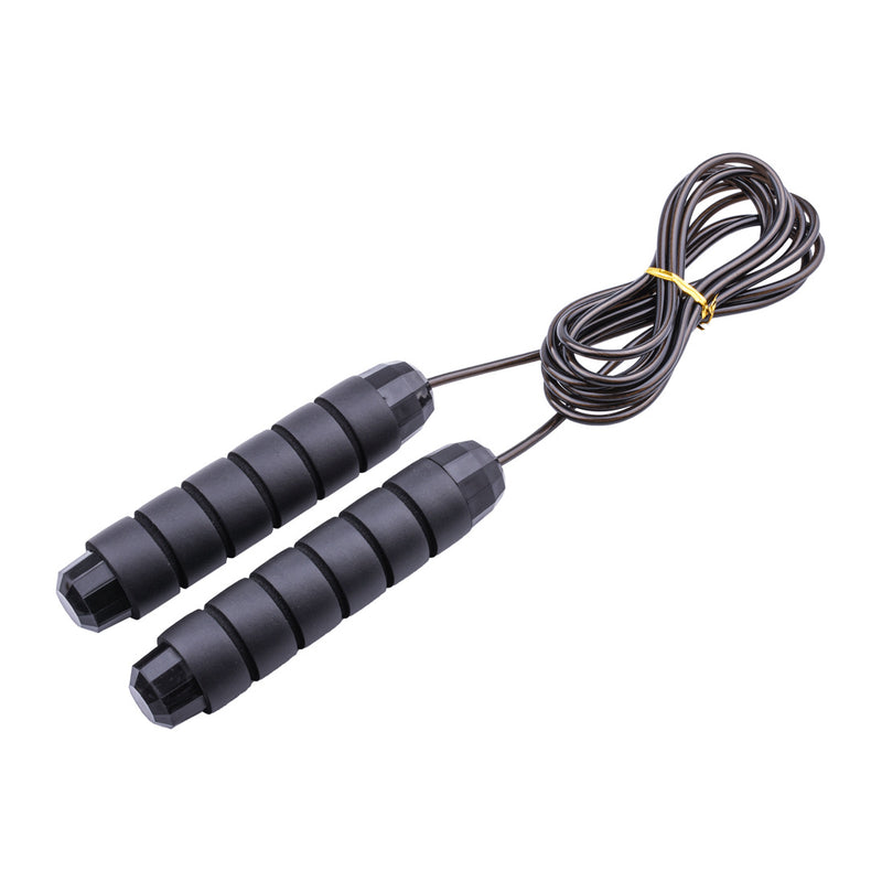 Jump Rope, Tangle-Free with Ball Bearing Cable Speed Rope Jupe Rope for Exercise Fitness, Adjustable Jumping Rope Workout with Memory Foam Handles for Women Men Kids