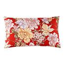 100% Mulberry Silk Printed Pillowcase – Double-Sided Satin Silk Pillow Cover with Ethnic Pattern, 3 Sizes