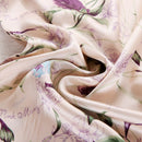 100% Mulberry Silk Printed Pillowcase – Double-Sided Satin Silk Pillow Cover with Ethnic Pattern, 3 Sizes