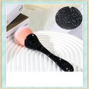 Premium Synthetic Fiber Blush Brush with Long Handle – Multi-Use Makeup Brush for Powder, Highlighter & Contouring