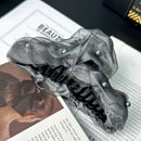 Side view of sheer mesh hair claw clip