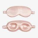 3D Embroidered Silk Sleep Mask – 19 Momme Mulberry Silk Light-Blocking Eye Mask for Sleeping