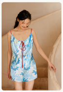 Back view of silk camisole showing adjustable straps