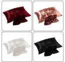 100% Mulberry Silk Pillowcase with Hidden Zipper, 22 Momme Double-Side Satin, Dust Mite Resistant