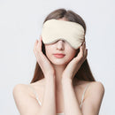Ivory White 19 Momme Eye Mask Variant