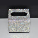 Lifestyle image of tissue box holder on modern living room coffee table