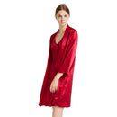 19 Momme 100% Mulberry Silk Robe – Lightweight Luxury Loungewear
