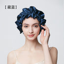 100% Mulberry Silk Sleep Cap – 19 Momme Thick Double-Layer Hair Care Bonnet for Frizz-Free Hair