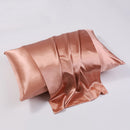 100% Mulberry Silk Pillowcase with Hidden Zipper, 22 Momme Double-Sided Satin Weave, Hypoallergenic, 10 Colors