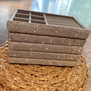 Full-grid tray showing uniform grid pattern for tiny studs and charms