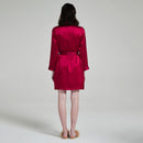 100% Mulberry Silk Camisole & Robe Sleepwear Set, 19 Momme, 2-Piece Loungewear