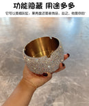 Backlit close-up revealing precision placement of reflective accent points