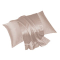 Pink silk pillowcase in bright cheerful color