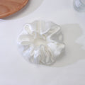 Mulberry Silk Scrunchie – Gentle on Hair, Large Chiffon Style in 12 Colors, 4 in / 6 in