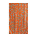 Mulberry Silk Long Scarf for Women – Lightweight Floral Print Shawl Wrap for Spring, 69 x 43 in