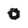 Ruffled Silk Hair Scrunchie – 16mm Mulberry Silk Ponytail Holder, Vintage Korean Style Hair Tie