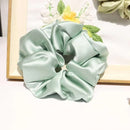 30 Momme Mulberry Silk Scrunchie – 6 cm or 8 cm Thick Puffy Hair Tie, Gentle on Hair, No Crease Mark