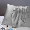 19 Momme Mulberry Silk Pillowcase – Solid Color Envelope Closure for Smooth, Healthy Sleep
