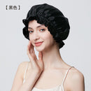 100% Mulberry Silk Sleep Cap – 19 Momme Thick Double-Layer Hair Care Bonnet for Frizz-Free Hair
