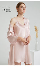 19 Momme 100% Mulberry Silk Robe – Lightweight Luxury Loungewear
