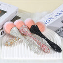 Top-down view highlighting brush symmetry and dense bristle density