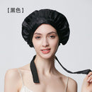 100% Mulberry Silk Sleep Cap – 19 Momme Thick Double-Layer Hair Care Bonnet for Frizz-Free Hair