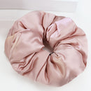 30 Momme 100% Mulberry Silk Scrunchie – Padded Hair Tie for Women, 20 Color Options, Handcrafted