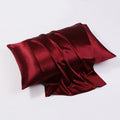 100% Mulberry Silk Pillowcase with Hidden Zipper, 22 Momme Double-Sided Satin Weave, Hypoallergenic, 10 Colors
