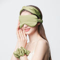 100% Mulberry Silk Sleep Eye Mask – 19 Momme Lightweight Light-Blocking Cover for Rest & Travel