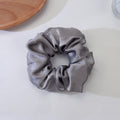 Mulberry Silk Scrunchie – Gentle on Hair, Large Chiffon Style in 12 Colors, 4 in / 6 in