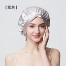 100% Mulberry Silk Sleep Cap – 19 Momme Thick Double-Layer Hair Care Bonnet for Frizz-Free Hair