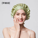 100% Mulberry Silk Sleep Cap – 19 Momme Thick Double-Layer Hair Care Bonnet for Frizz-Free Hair