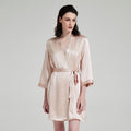 19 Momme 100% Mulberry Silk Robe – Lightweight Luxury Loungewear