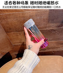 Tumbler with lid closed and open showing secure snap-fit mechanism