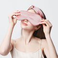 100% Mulberry Silk Sleep Eye Mask – 19 Momme Lightweight Light-Blocking Cover for Rest & Travel
