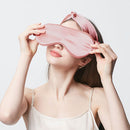 100% Mulberry Silk Sleep Eye Mask – 19 Momme Lightweight Light-Blocking Cover for Rest & Travel