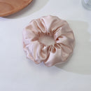 Mulberry Silk Scrunchie – Gentle on Hair, Large Chiffon Style in 12 Colors, 4 in / 6 in