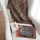 Mulberry Silk Long Scarf with Printed Patterns – Lightweight, Breathable Vintage Shawl for Spring, 69 x 43 in