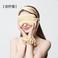 Light Lemon (16 Momme) 16 Momme Eye Mask (approx. 8.7 x 3.9 in) Variant
