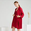 19 Momme 100% Mulberry Silk Robe – Lightweight Luxury Loungewear